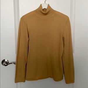 Chicos Yellow Turtleneck